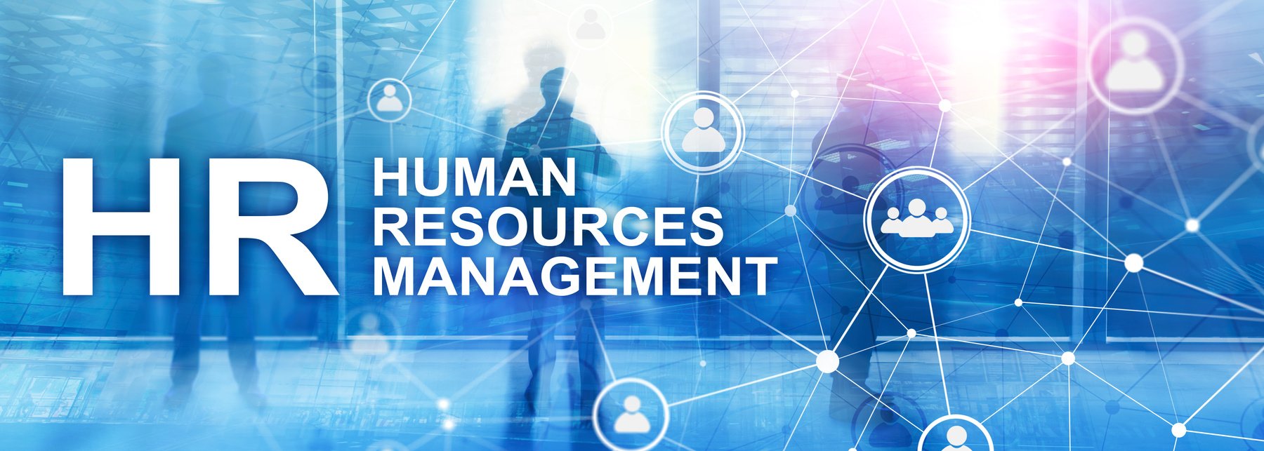 Human resource management, HR, Team Building and recruitment concept on blurred background.